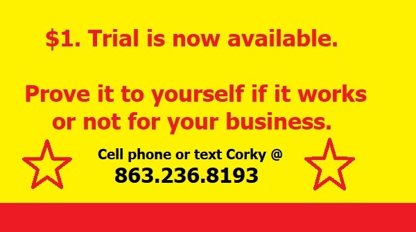 social media posting $1 trial offer